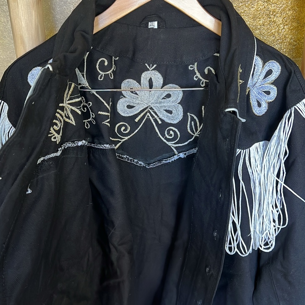 Western Cowboy Button Down Fringe Costume Shirt, Inspired By Ken In Barbie Movie - Picture 10 of 10